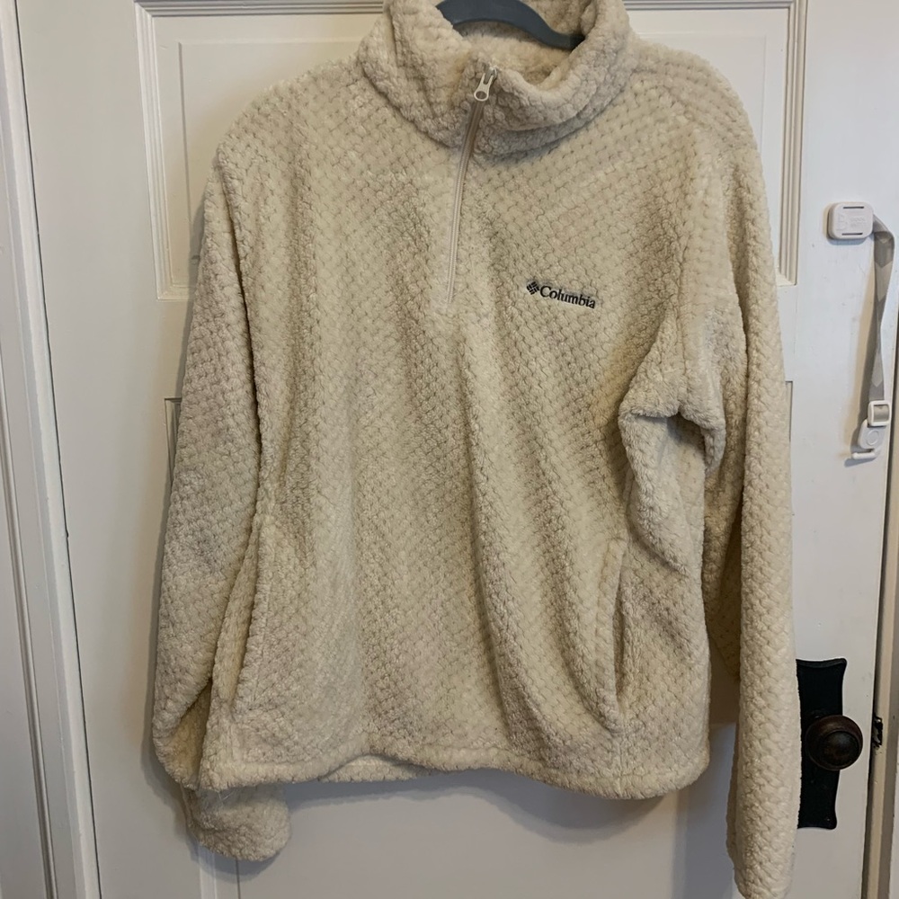 Columbia Soft Sherpa Quarter Zip | Women’s XL